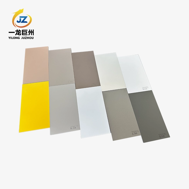 Coated aluminum composite panel